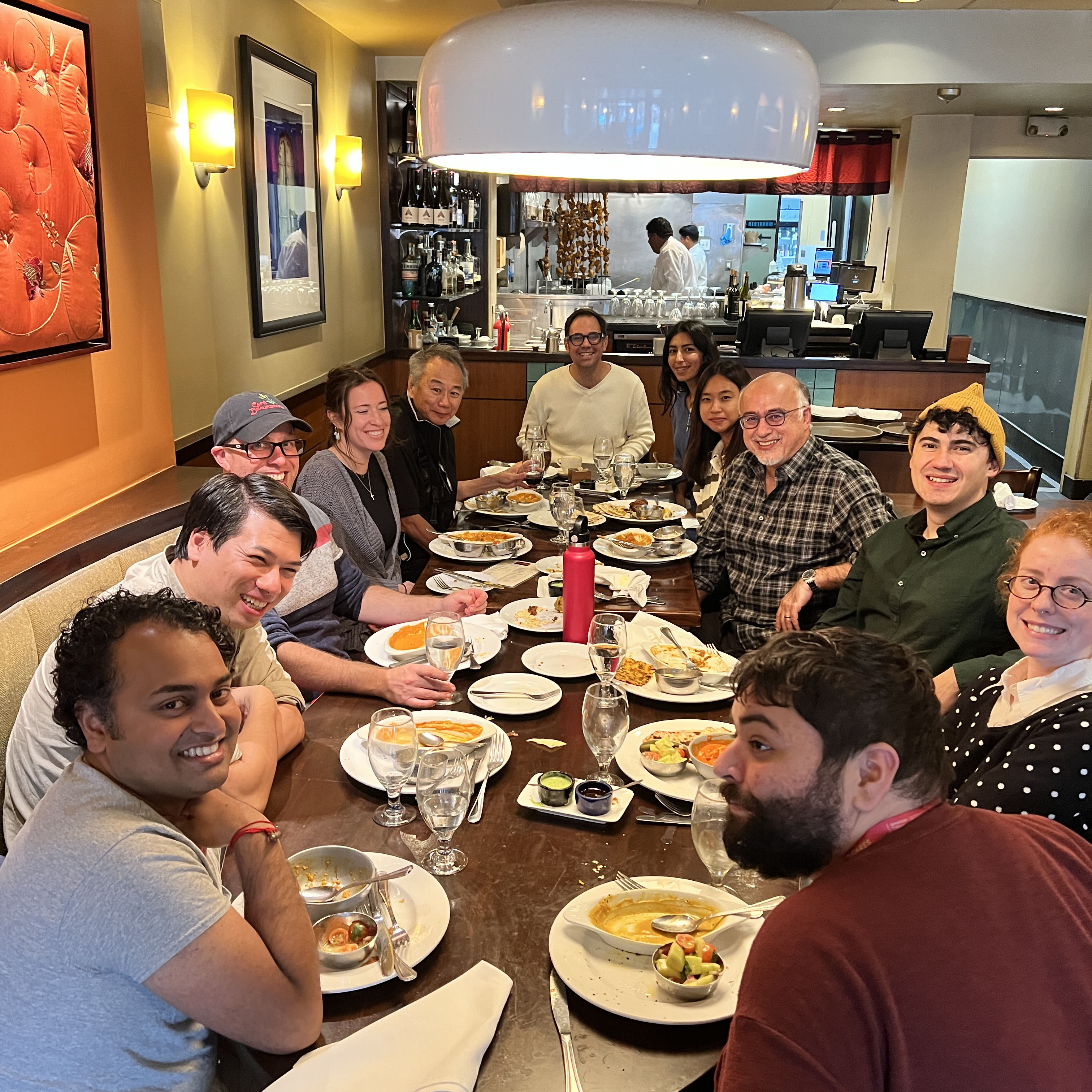 Lunch with faculty and graduate students.
