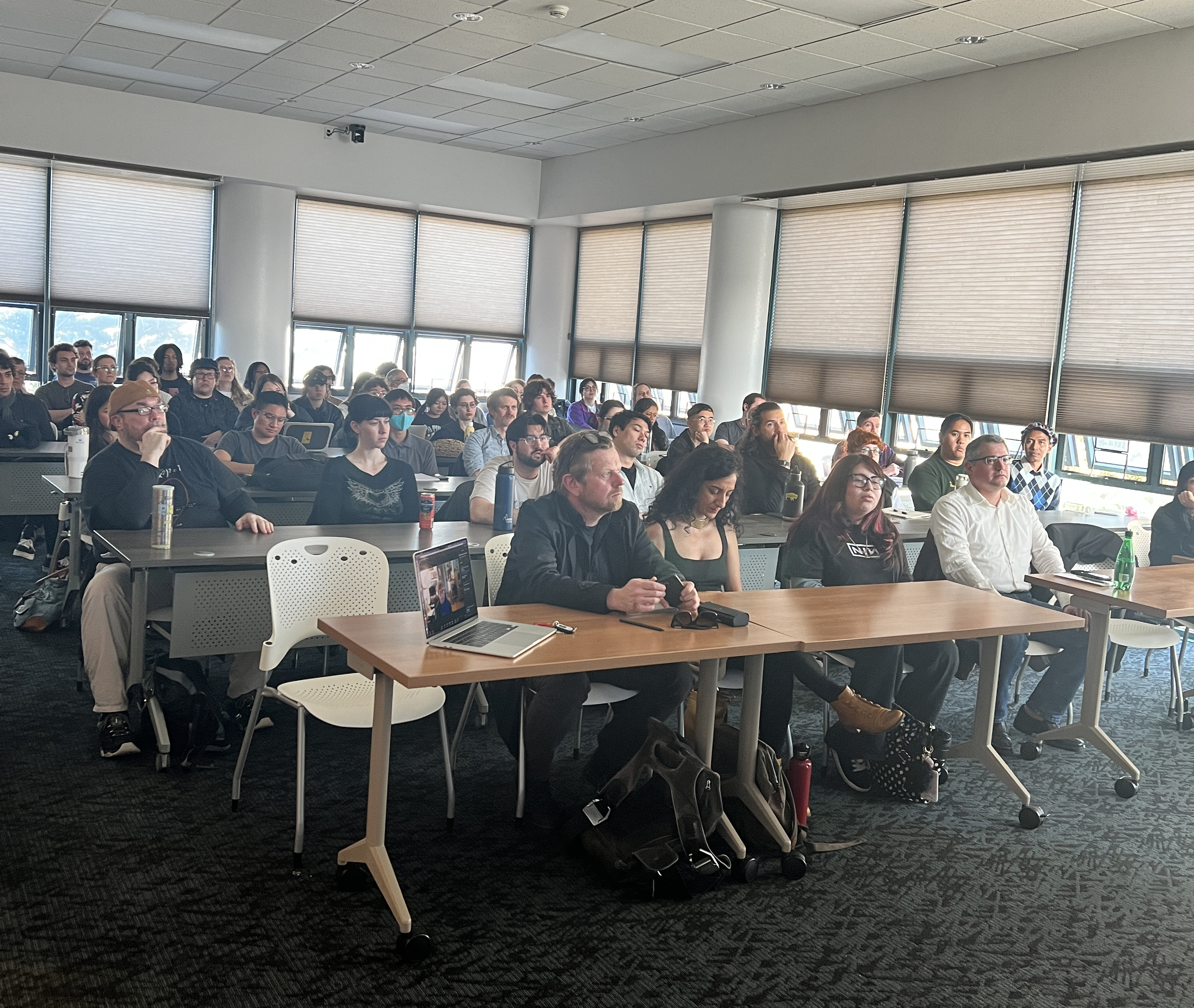 Image of student's listening.
