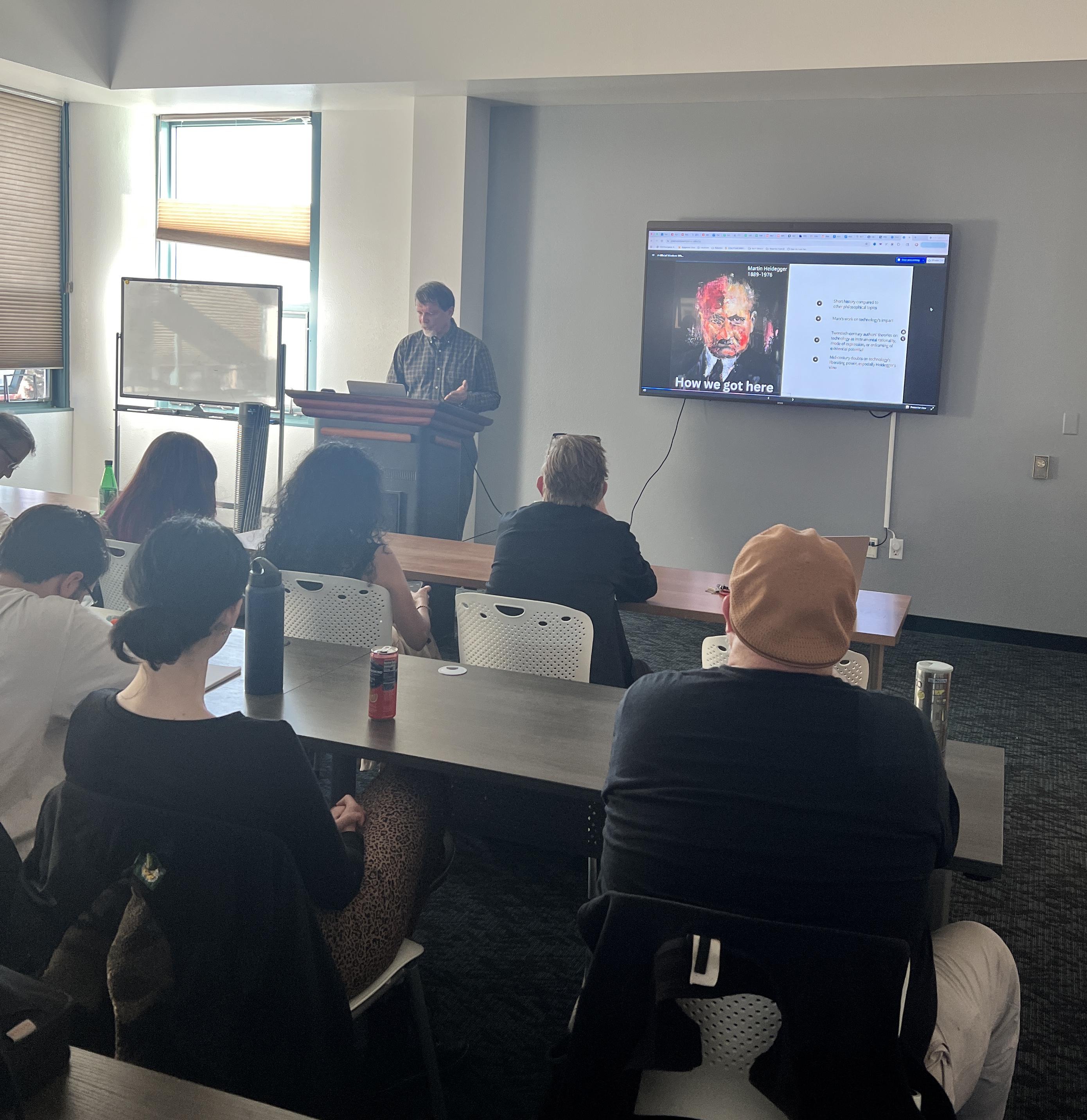 Image of John Sullins lecturing
