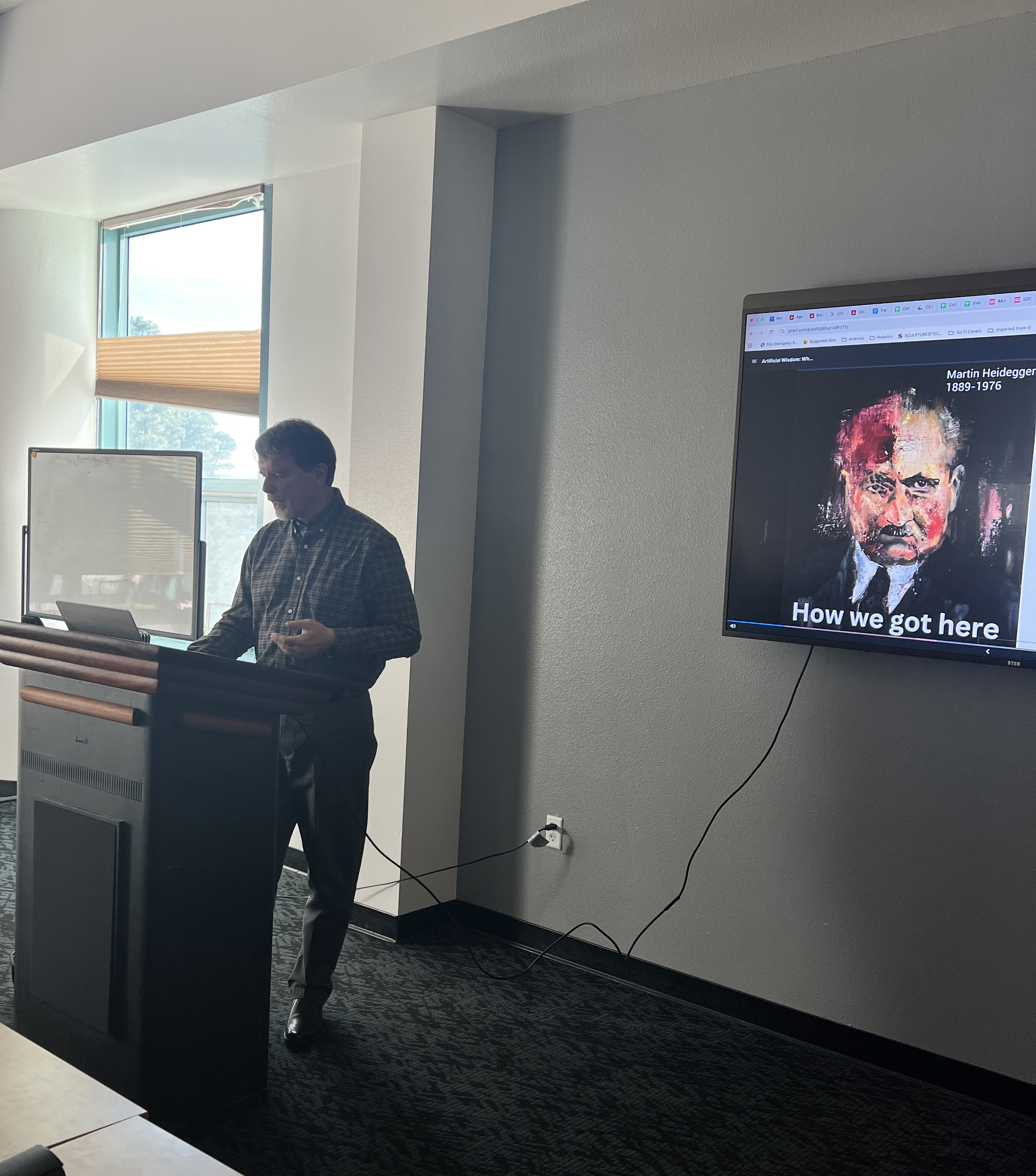 Image of John Sullins lecturing