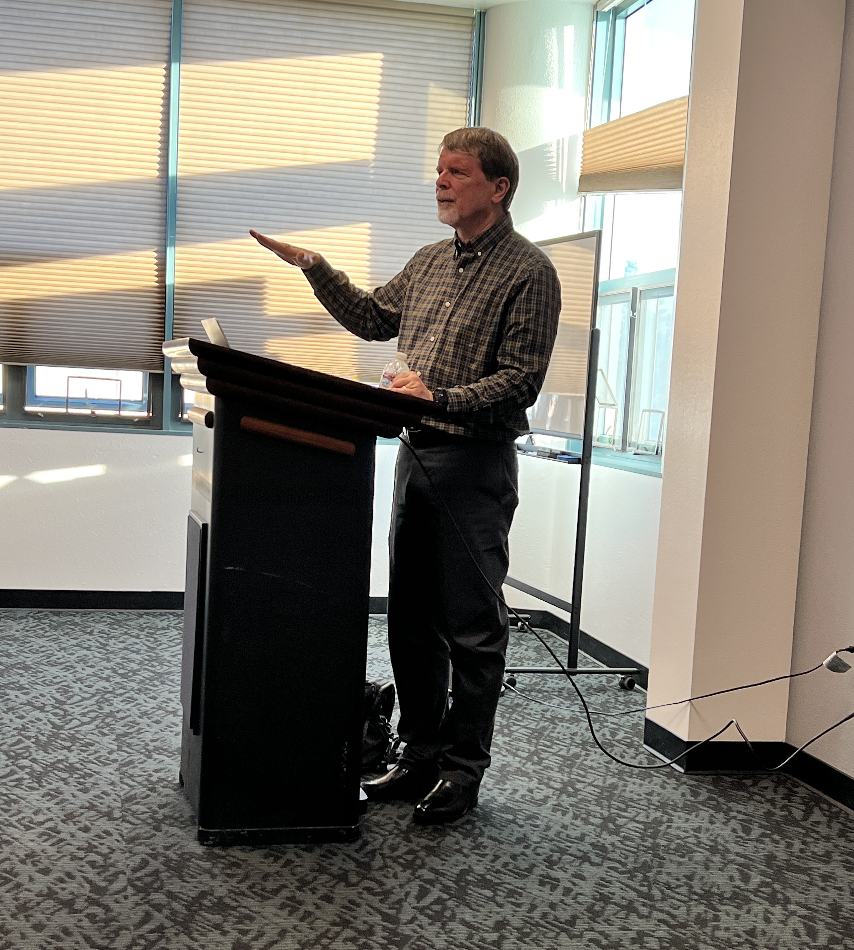 Image of John Sullins lecturing