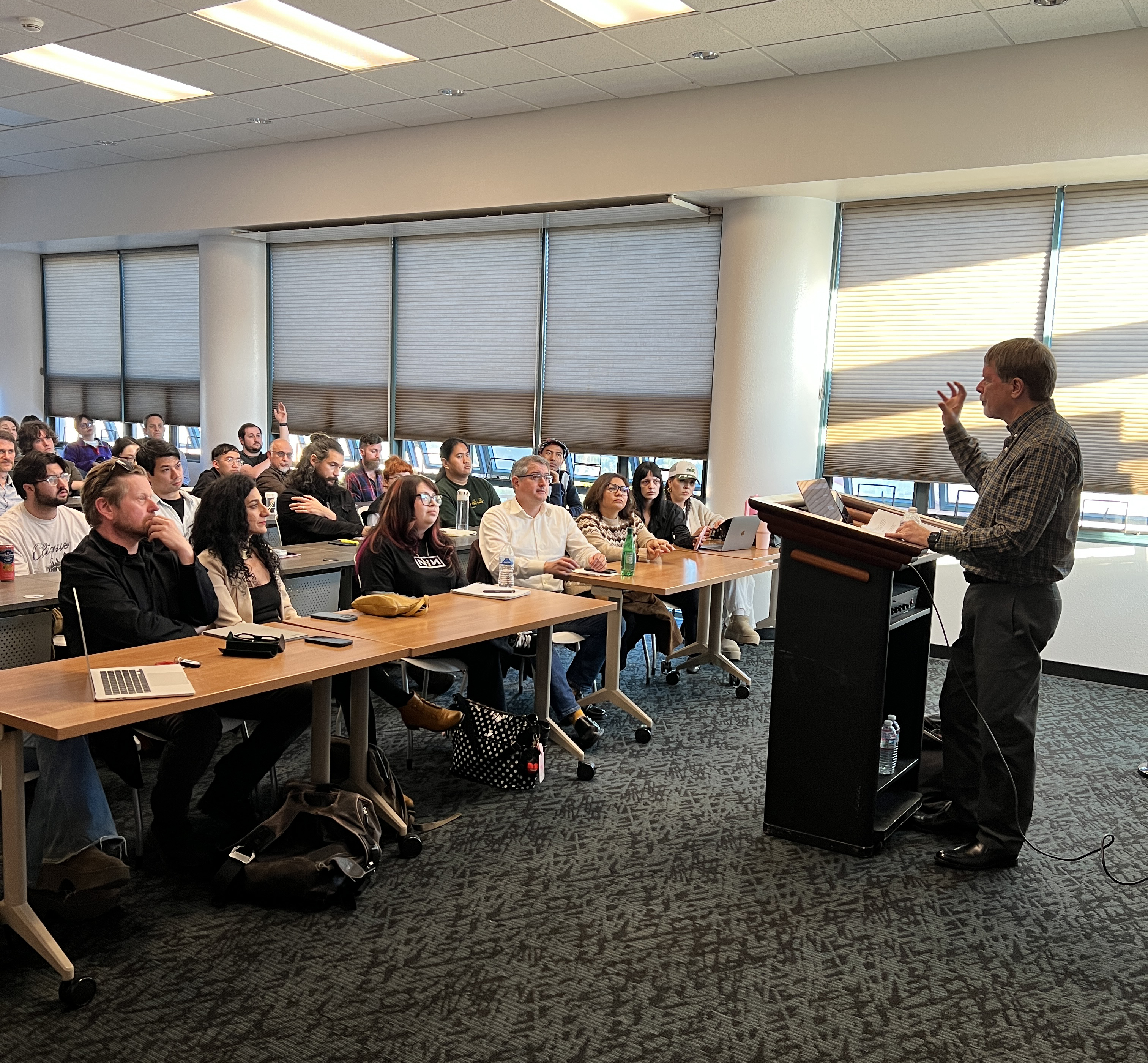 Image of John Sullins lecturing