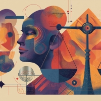 Abstract image of human thought.