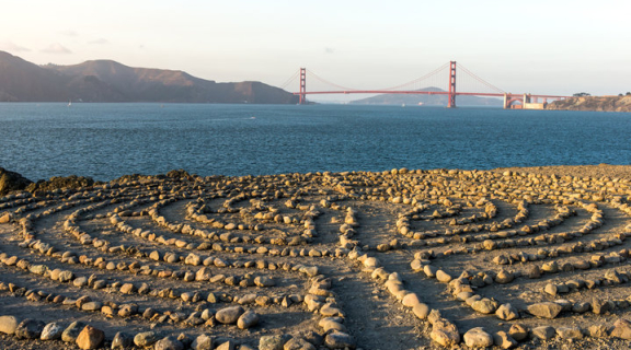 The labyrinth at Land's End